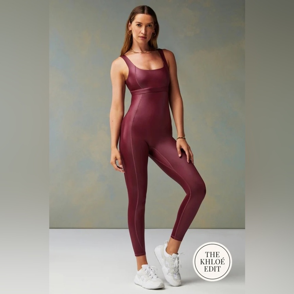 Fabletics Khloe Kardashian Edit Motion365+ Shine Jumpsuit Size XS